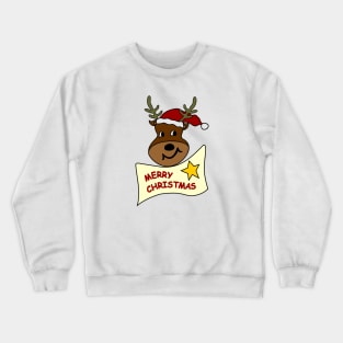 Reindeer Christmas Spirit Crewneck Sweatshirt